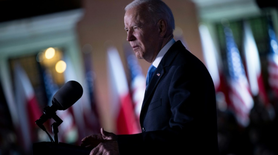 US-Pr&auml;sident Biden nennt Putin einen "Schl&auml;chter" und "Kriegsverbrecher" 