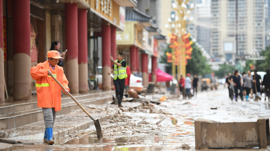 Cina, 4 morti e 8 dispersi nell'Hebei per forti piogge e frane