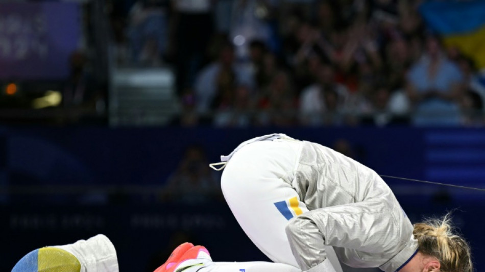 Esgrimista Olga Kharlan conquista primeira medalha para Ucr&acirc;nia em Paris