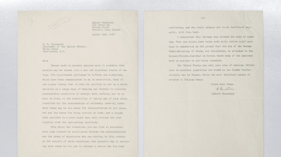 All'asta da Christie's la lettera che cambio' il mondo