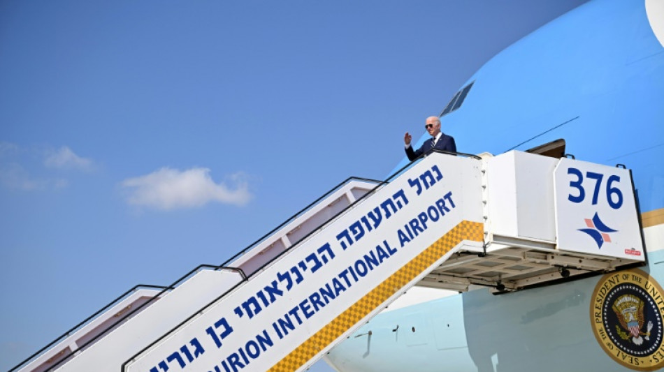 Vol historique de Biden d'Isra&euml;l vers l'Arabie saoudite 