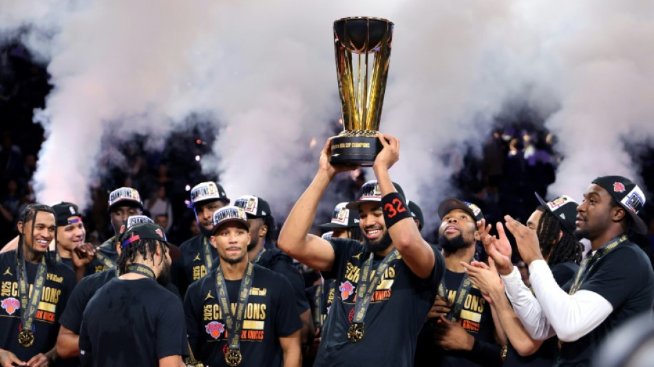 Knicks beat Spurs in NBA Cup final to end 52-year trophy drought 