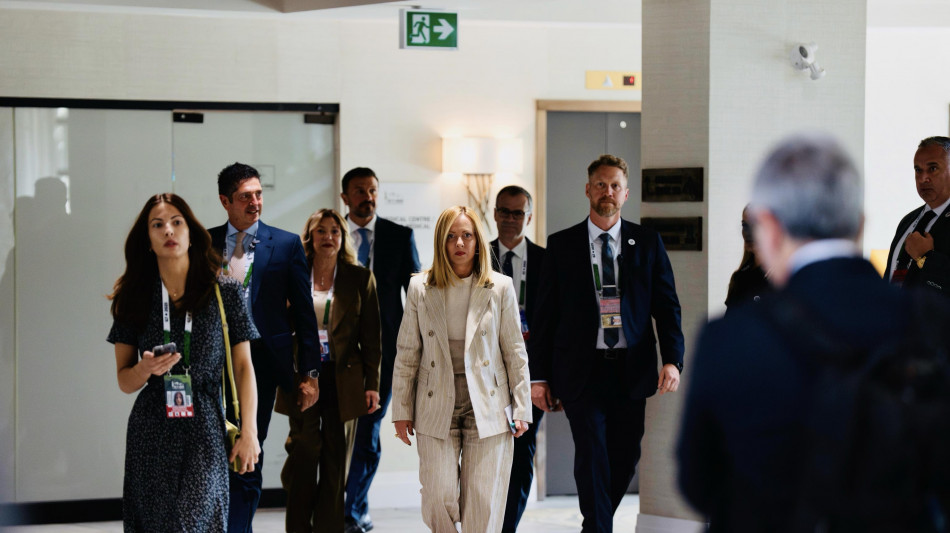 Al G7 riunione di coordinamento con Meloni e i leader Ue