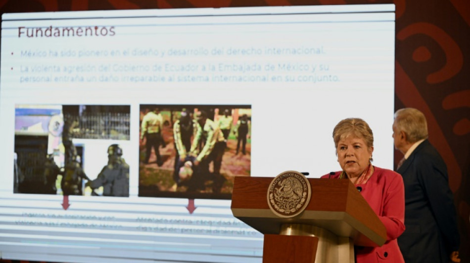 M&eacute;xico pede suspens&atilde;o do Equador na ONU em den&uacute;ncia apresentada em Haia