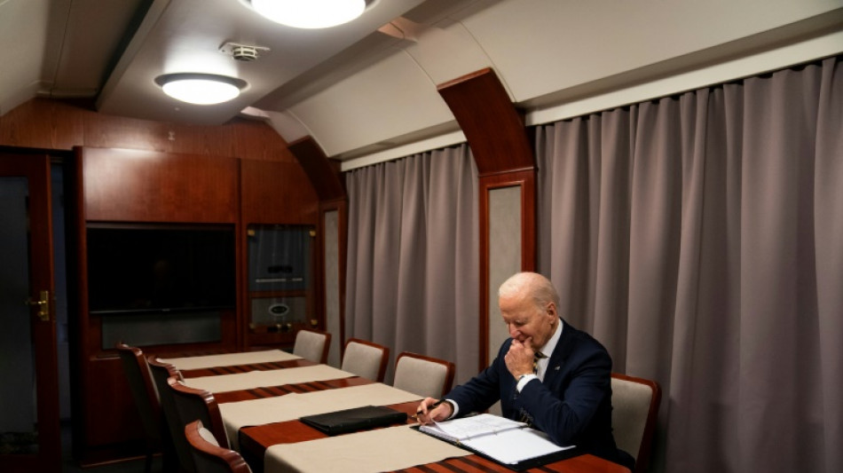 Vuelo secreto y tren nocturno: c&oacute;mo Biden lleg&oacute; a Kiev