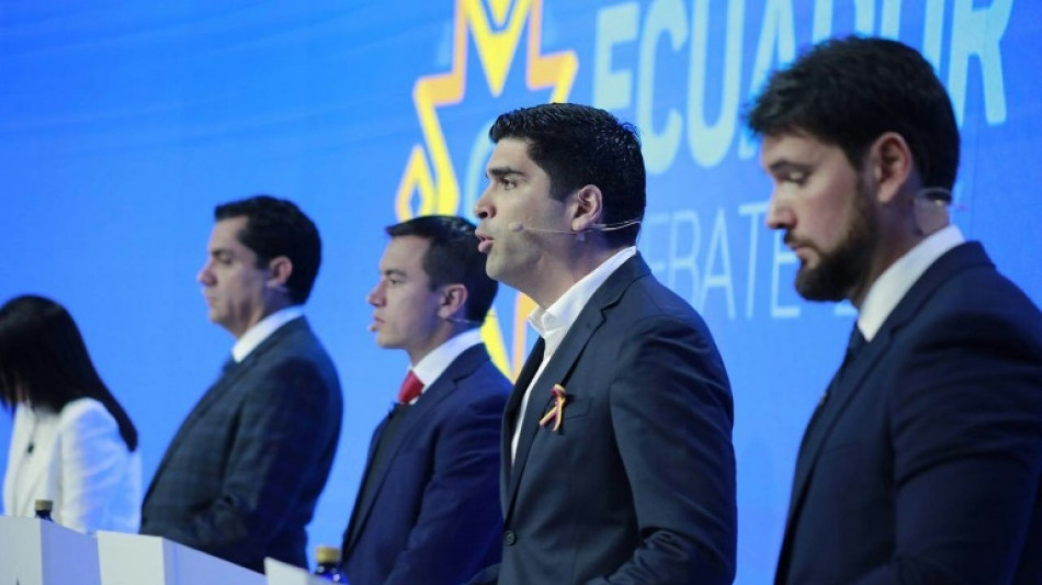 Candidatos &agrave; Presid&ecirc;ncia do Equador debatem solu&ccedil;&otilde;es para combater a viol&ecirc;ncia