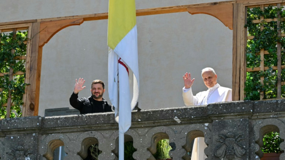 Zelensky reçu par le pape à la veille d'une conférence sur l'Ukraine à Rome