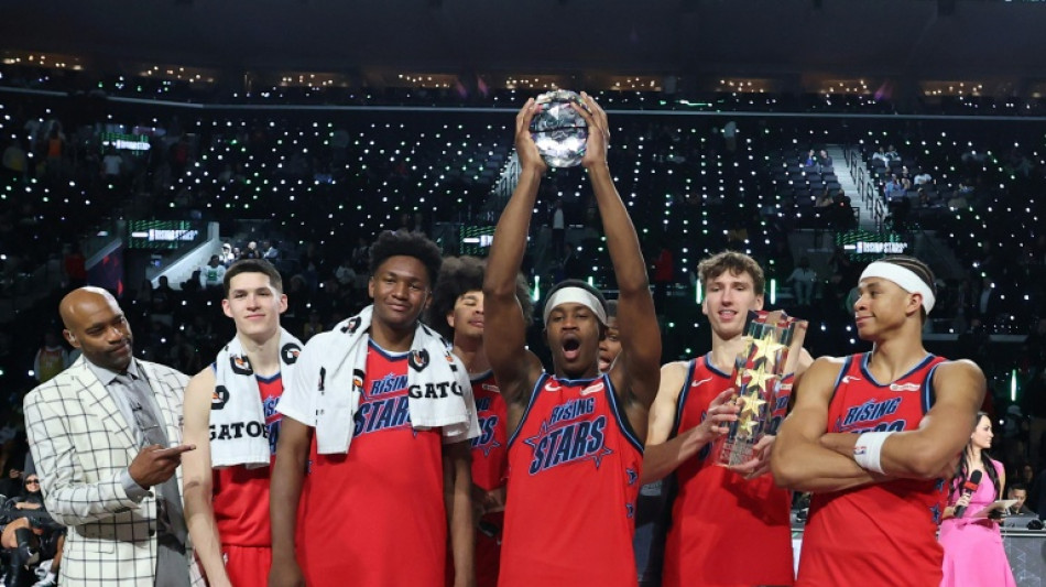 Sixers rookie Edgecombe leads 'Team Vince' to NBA Rising Stars crown