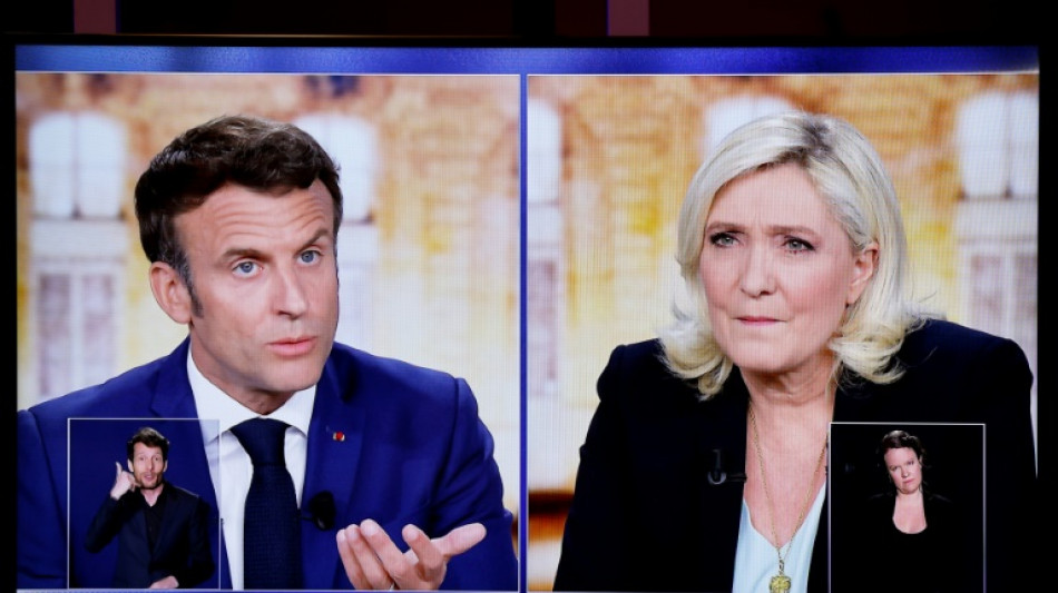 Macron acusa a Le Pen de "depender" de Rusia en &uacute;nico cara a cara antes de balotaje en Francia