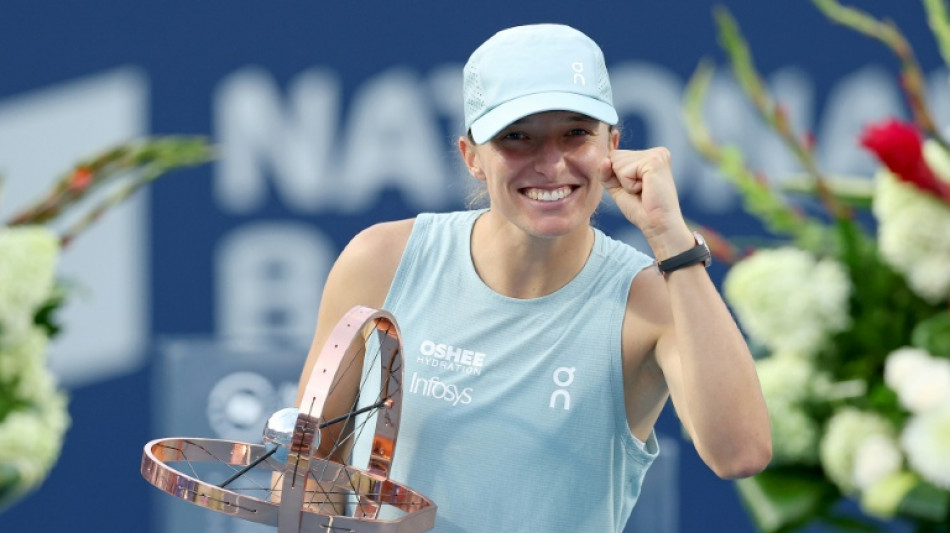 Tennis: Swiatek bat Rybakina et remporte le WTA 1000 de Toronto