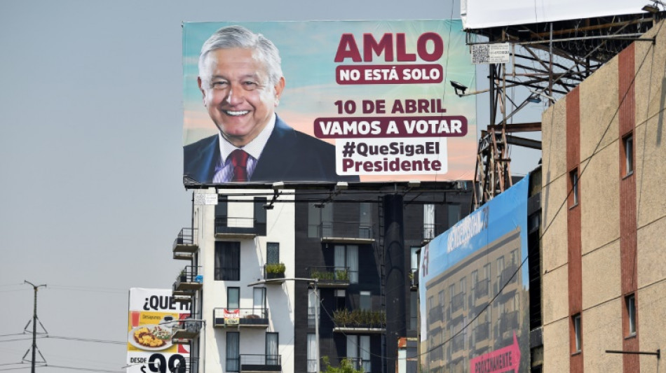 Mexikaner stimmen in Referendum &uuml;ber Verbleib von Pr&auml;sident L&oacute;pez Obrador im Amt ab