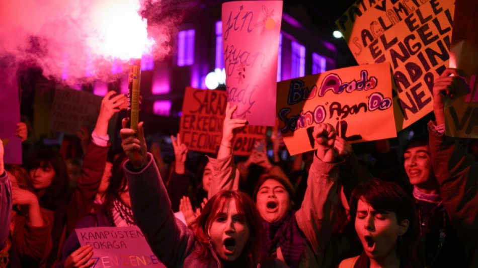 Thousands rally in Turkey against violence towards women