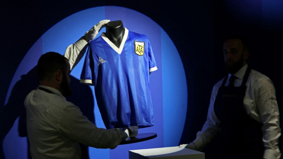 Maradona-Trikot f&uuml;r Weltrekordsumme versteigert