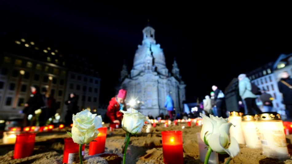 Dresden gedenkt der Zerst&ouml;rung der Stadt vor 77 Jahren