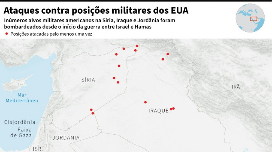 EUA atribui ao grupo Resist&ecirc;ncia Isl&acirc;mica no Iraque ataque &agrave; base na Jord&acirc;nia