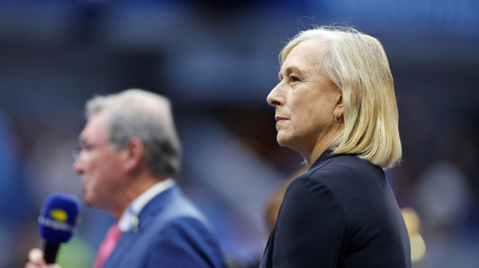 Tennis: Navratilova r&eacute;v&egrave;le &ecirc;tre en r&eacute;mission de ses cancers du sein et de la gorge