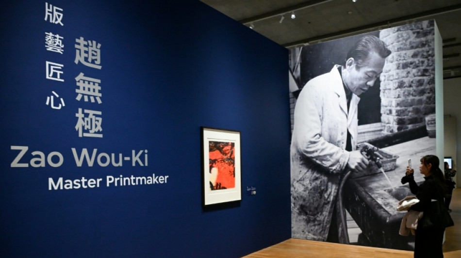 Exhibition of Franco-Chinese print master Zao Wou-Ki opens in Hong Kong