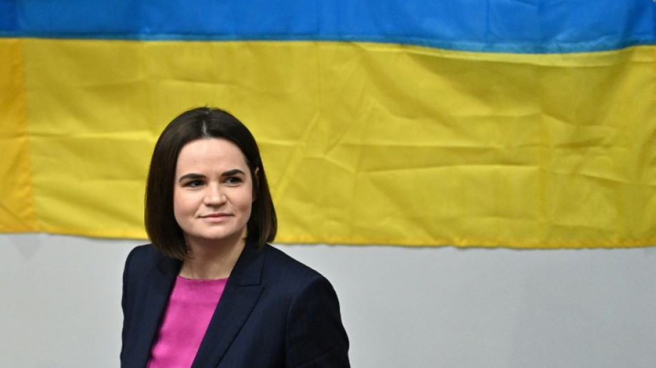 Tichanowskaja betont Unterst&uuml;tzung f&uuml;r die Ukraine