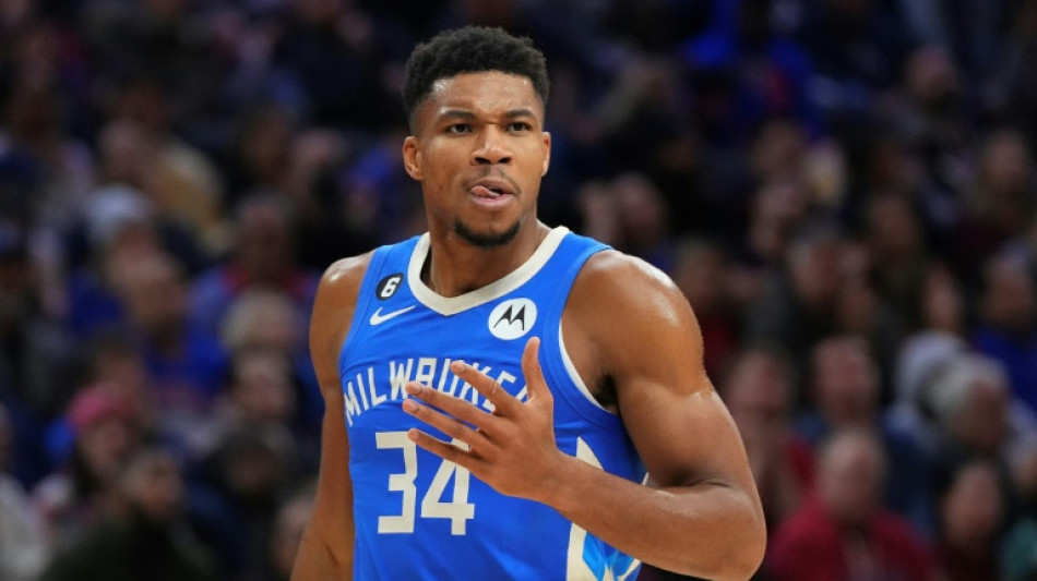Giannis topples ladder in incident after NBA loss