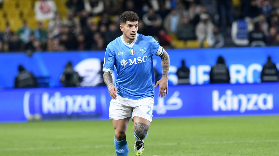 Napoli: Di Lorenzo infortunato si opera a un piede