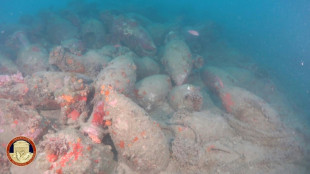 Une &eacute;pave romaine charg&eacute;e de centaines d'amphores d&eacute;couverte au large de la Sicile