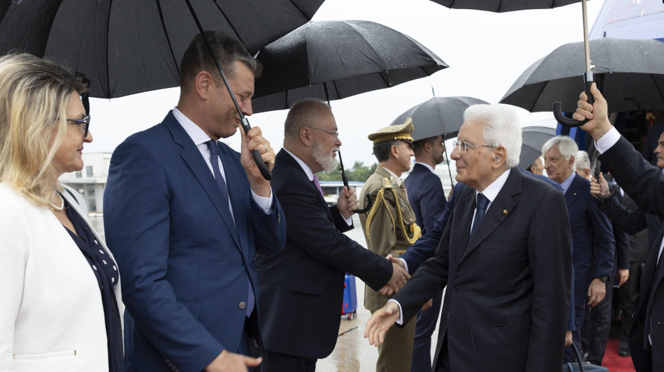 Mattarella a Zagabria, incontro con il presidente Milanović