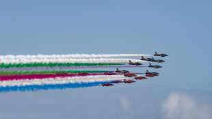Frecce tricolori e Red arrows insieme sopra i cieli di Roma