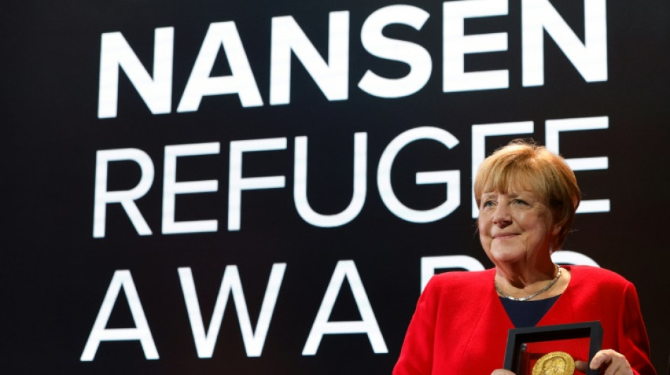 Merkel mit Nansen-Fl&uuml;chtlingspreis des UNHCR ausgezeichnet