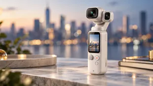 DJI推出珠光白Osmo Pocket 4P　雙鏡頭與智慧跟隨規格不變