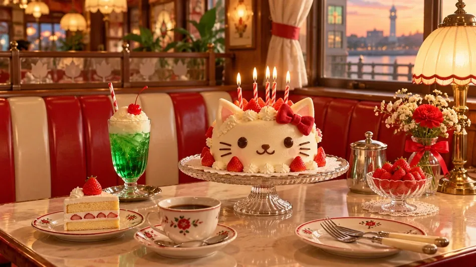 Hello Kitty昭和主題Cafe進駐尖沙咀至明年1月