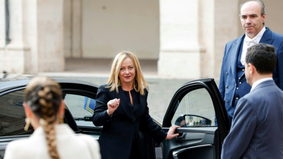 Ultrarechte Meloni als erste Ministerpr&auml;sidentin in Italien vereidigt