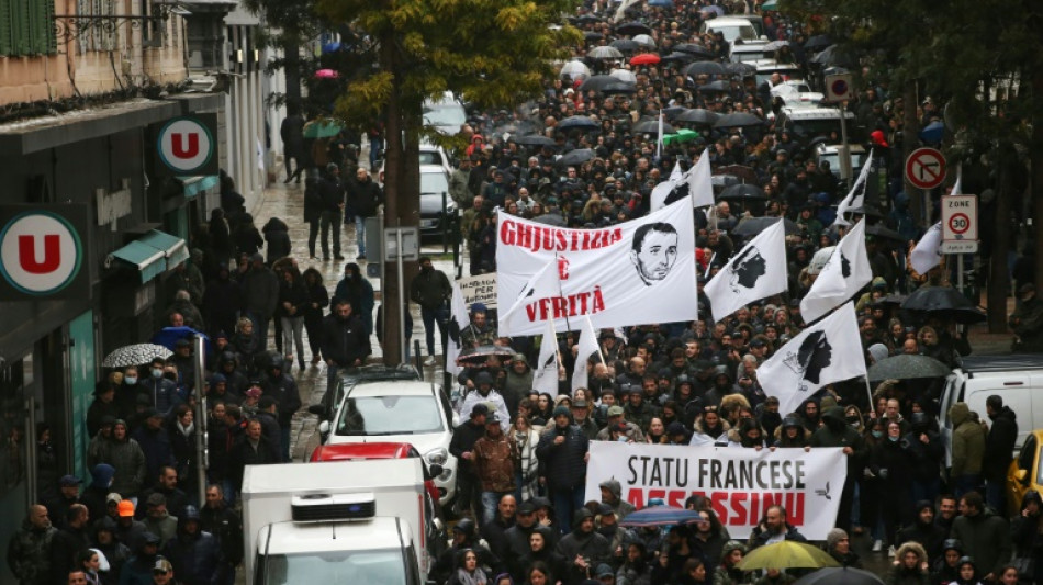 Des centaines de manifestants affluent &agrave; Bastia en soutien &agrave; Yvan Colonna