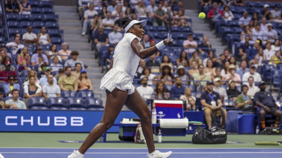 Tennis: Venus Williams non si ferma, a 45 anni all'Atp Auckland