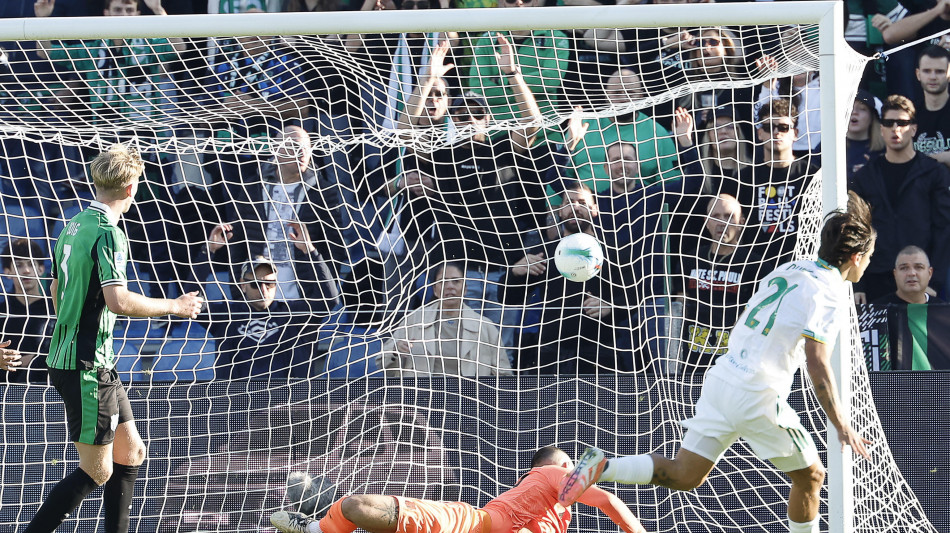 Serie A: la Roma batte il Sassuolo e va in vetta col Napoli