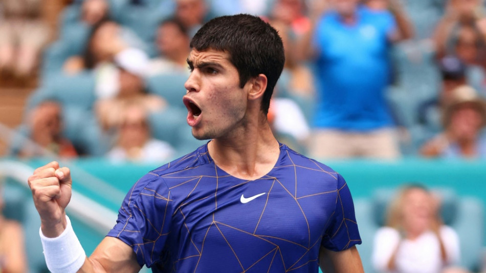 Spanier Alcaraz wird j&uuml;ngster Miami-Champion