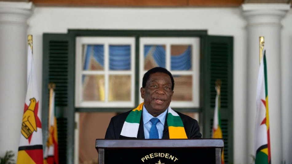 Zimbabwe leader hails 'mature democracy' after disputed re-election