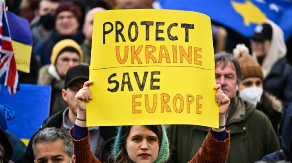 Proteste in zahlreichen L&auml;ndern gegen Moskaus Krieg in der Ukraine