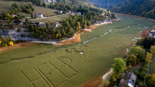 "SOS" g&eacute;ant pour un lac de la fronti&egrave;re franco-suisse victime de la s&eacute;cheresse