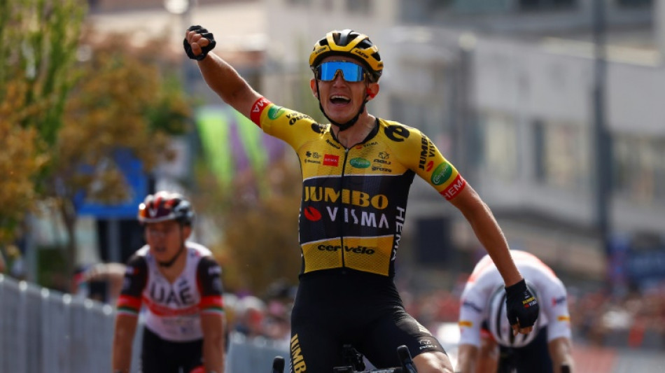 Jumbo's Bouwman&nbsp;wins hilly Giro stage 7 as Lopez retains lead