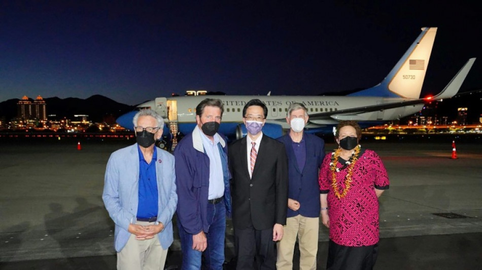 Legisladores de EEUU visitan Taiw&aacute;n tras la furia de China