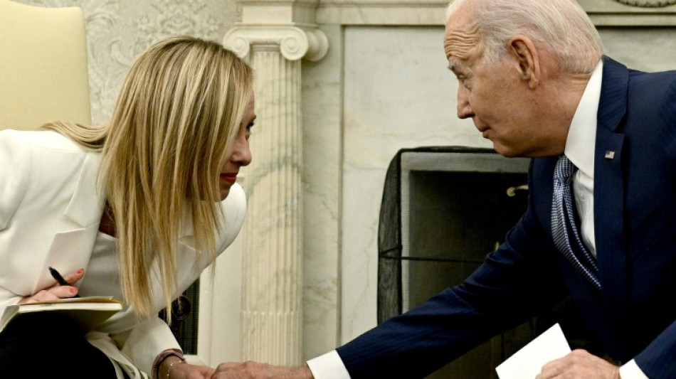 Biden recebe primeira-ministra italiana para falar sobre Ucr&acirc;nia e China