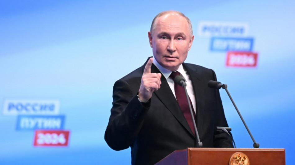 Vit&oacute;ria 'recorde' de Putin, que promete uma R&uacute;ssia que n&atilde;o ser&aacute; 'intimidada'