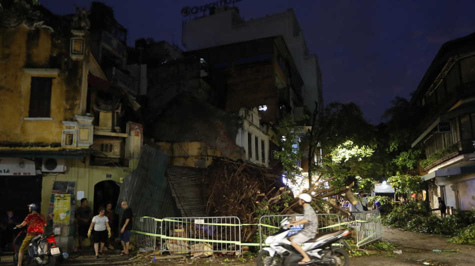 Il super tifone Yagi &egrave; arrivato in Vietnam