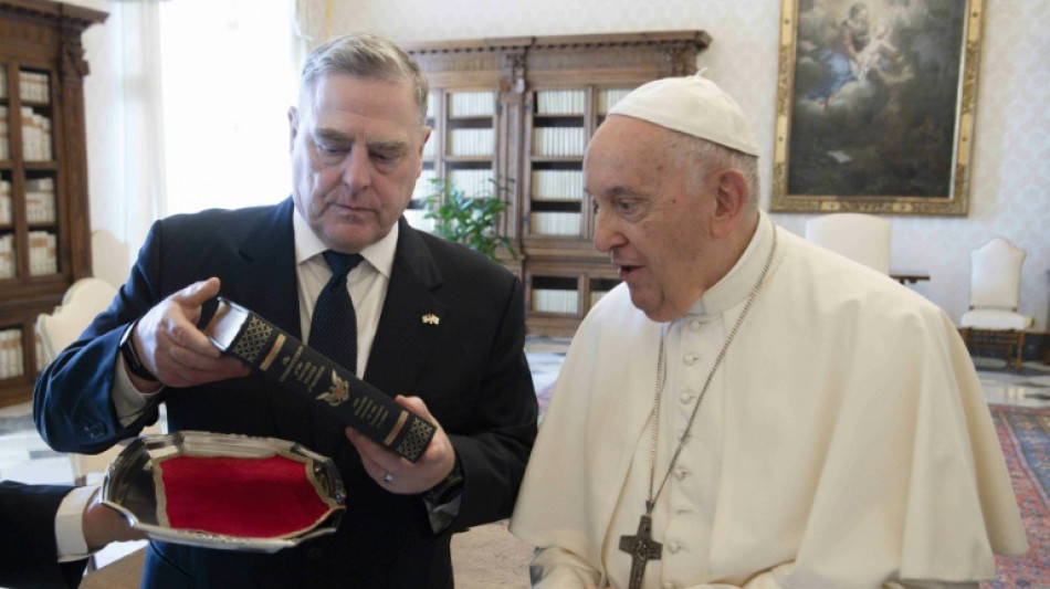 Top US general meets Pope Francis, discusses Ukraine war