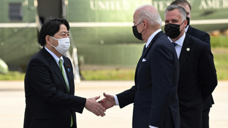 Joe Biden poursuit au Japon sa tourn&eacute;e pour renforcer le leadership am&eacute;ricain en Asie