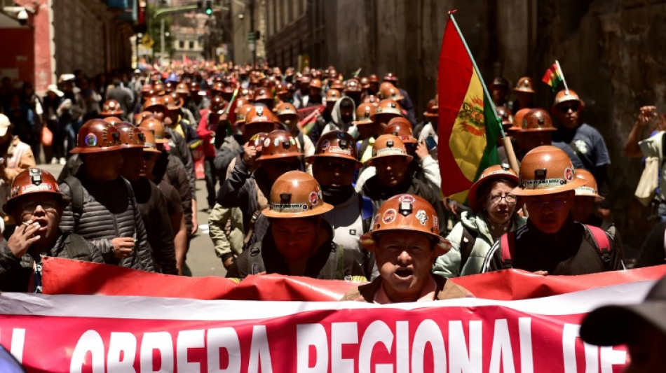 Bolivie: manifestation &agrave; La Paz contre la fin des subventions aux carburants