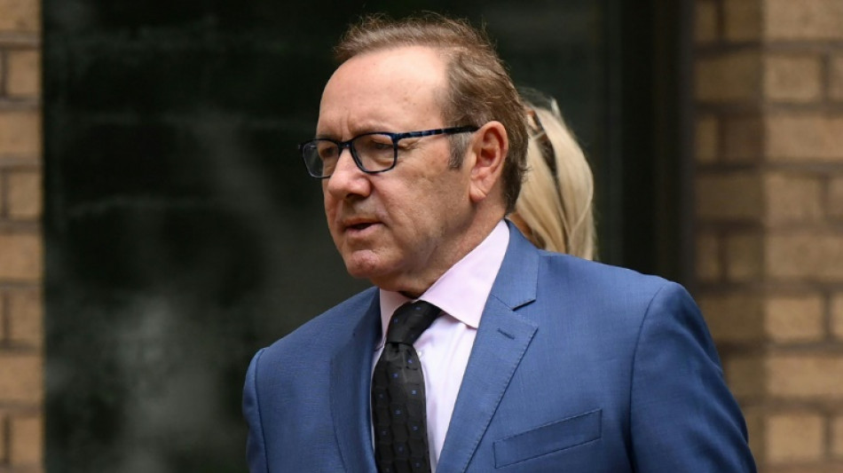 Kevin Spacey says 'glad to be working again'