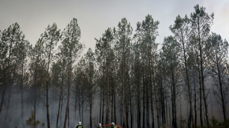 Incendies en Gironde: la chaleur menace apr&egrave;s une cinqui&egrave;me nuit de lutte