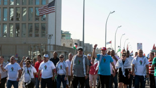 Presidente cubano lidera marcha pr&oacute;-palestinos em Havana