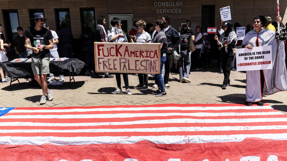 Manifestazione filopalestinese a Citt&agrave; del Capo